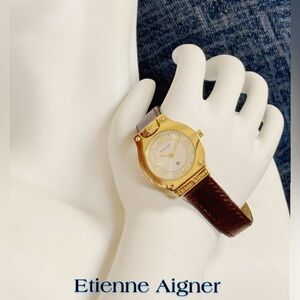 Etienne Aigner Ladies Gold-Tone Watch